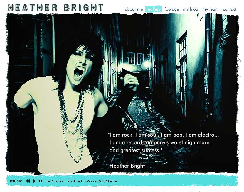 HeatherBright.com ScreenShot